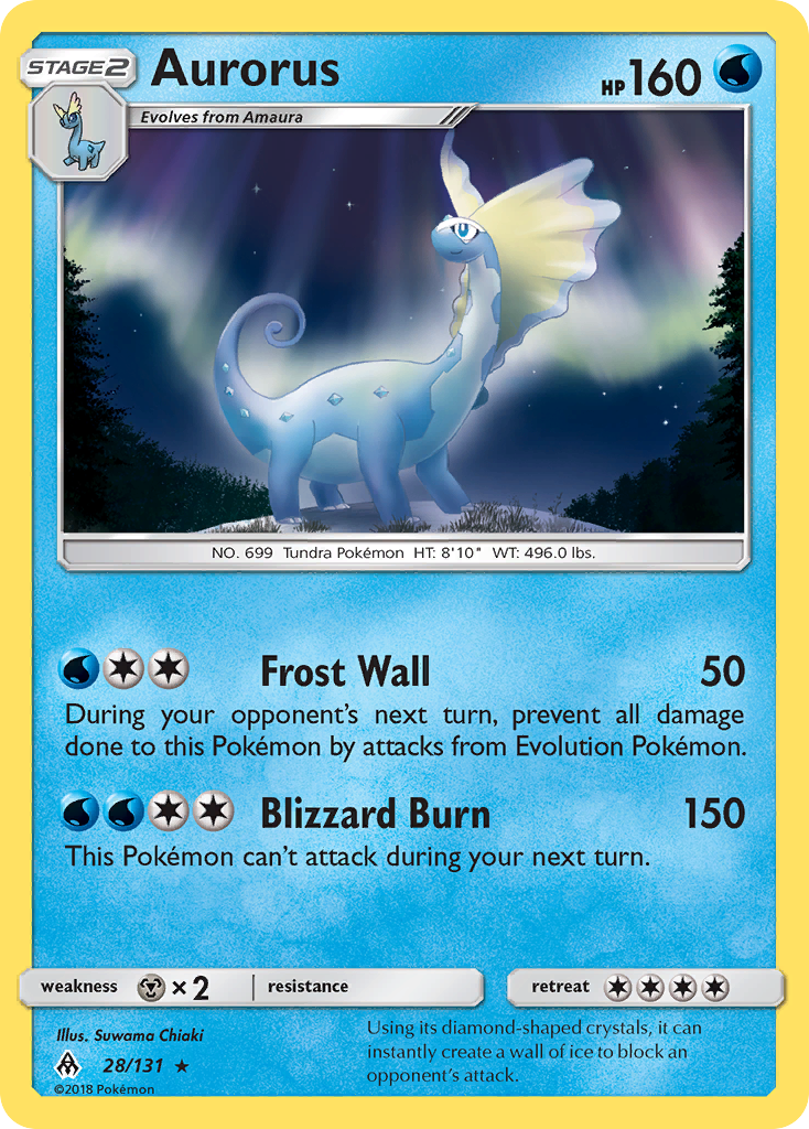 Aurorus (28/131) [Sun & Moon: Forbidden Light] | Exor Games Bridgewater