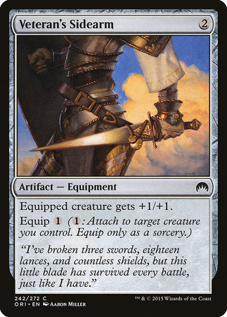 Veteran's Sidearm [Magic Origins] | Exor Games Bridgewater