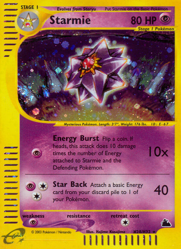 Starmie (H28/H32) [Skyridge] | Exor Games Bridgewater