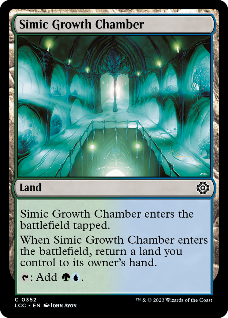 Simic Growth Chamber [The Lost Caverns of Ixalan Commander] | Exor Games Bridgewater