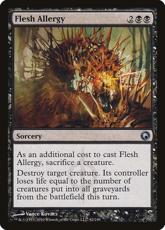 Flesh Allergy [Scars of Mirrodin] | Exor Games Bridgewater