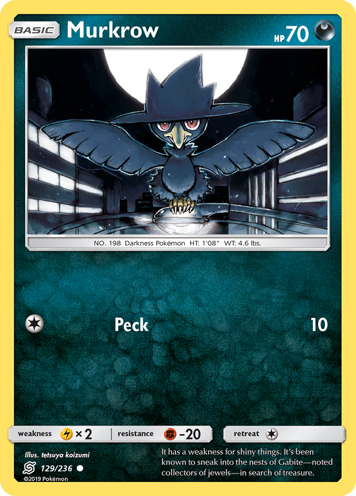 Murkrow (129/236) [Sun & Moon: Unified Minds] | Exor Games Bridgewater