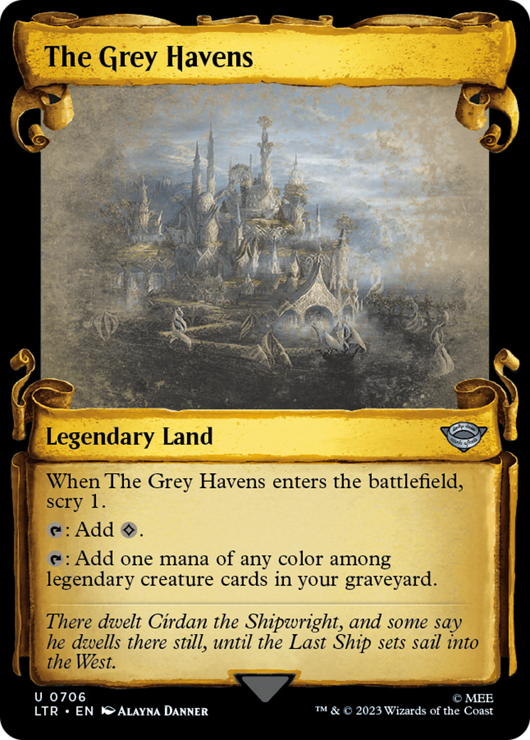 The Grey Havens [The Lord of the Rings: Tales of Middle-Earth Showcase Scrolls] | Exor Games Bridgewater