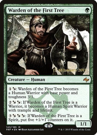 Warden of the First Tree [Fate Reforged Promos] | Exor Games Bridgewater