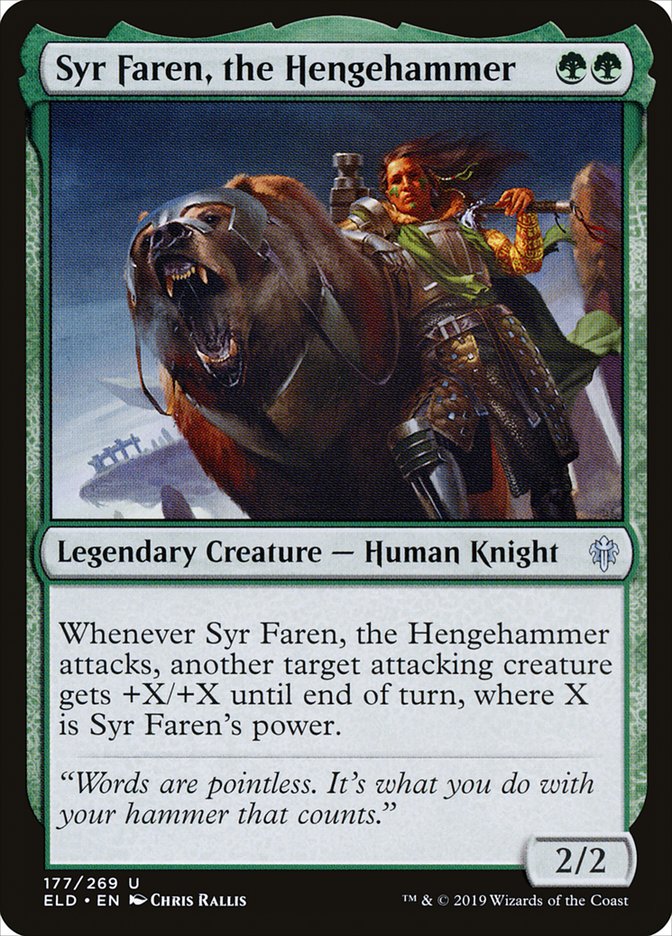 Syr Faren, the Hengehammer [Throne of Eldraine] | Exor Games Bridgewater