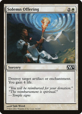Solemn Offering [Magic 2014] | Exor Games Bridgewater