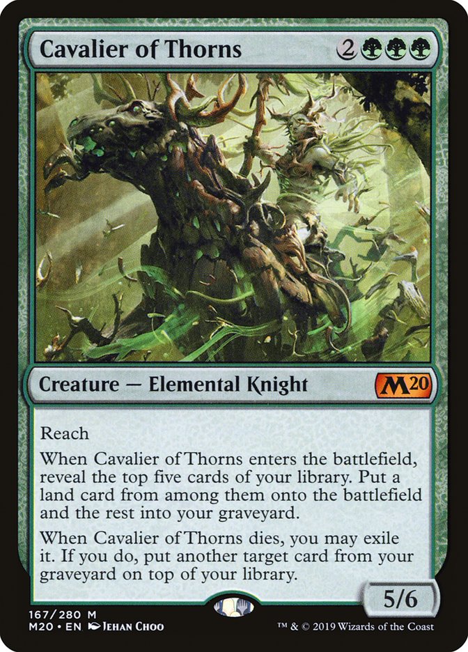 Cavalier of Thorns [Core Set 2020] | Exor Games Bridgewater
