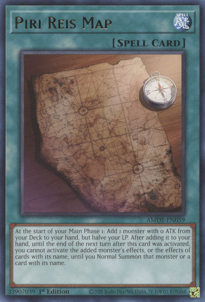 Piri Reis Map [AMDE-EN059] Rare | Exor Games Bridgewater