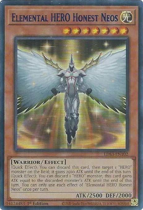 Elemental HERO Honest Neos (Blue) [LDS3-EN102] Ultra Rare | Exor Games Bridgewater