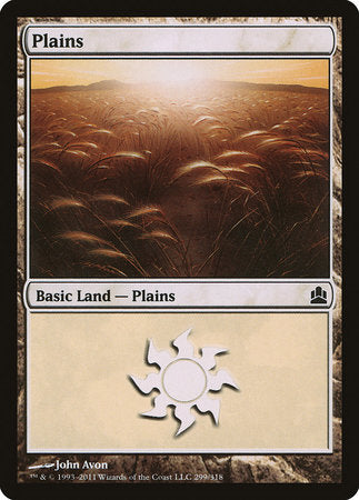 Plains (299) [Commander 2011] | Exor Games Bridgewater