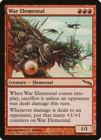 War Elemental [Mirrodin] | Exor Games Bridgewater