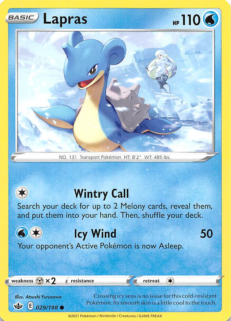 Lapras (029/198) [Sword & Shield: Chilling Reign] | Exor Games Bridgewater