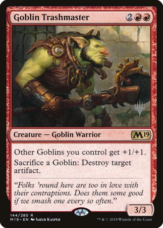 Goblin Trashmaster [Core Set 2019 Promos] | Exor Games Bridgewater