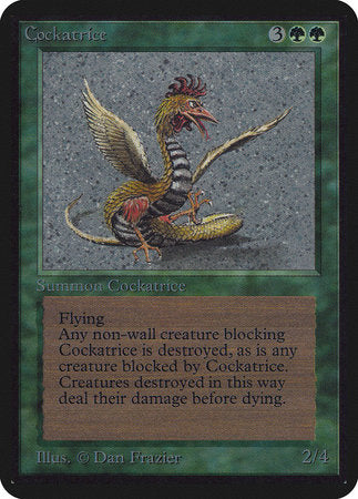 Cockatrice [Limited Edition Alpha] | Exor Games Bridgewater