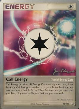 Call Energy (92/100) (Psychic Lock - Jason Klaczynski) [World Championships 2008] | Exor Games Bridgewater