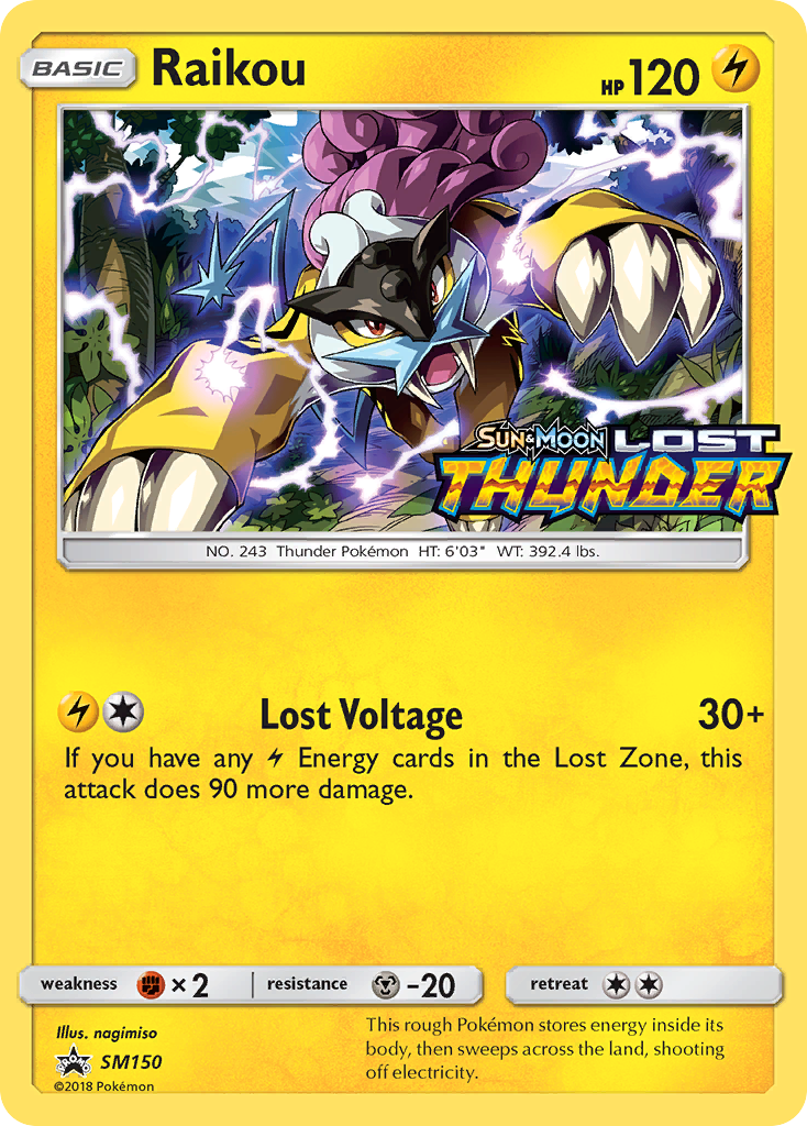 Raikou (SM150) [Sun & Moon: Black Star Promos] | Exor Games Bridgewater