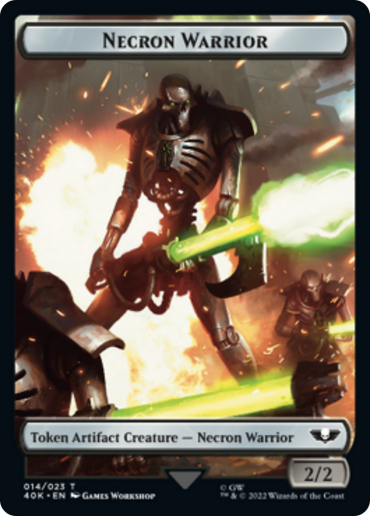 Necron Warrior // Insect [Universes Beyond: Warhammer 40,000 Tokens] | Exor Games Bridgewater