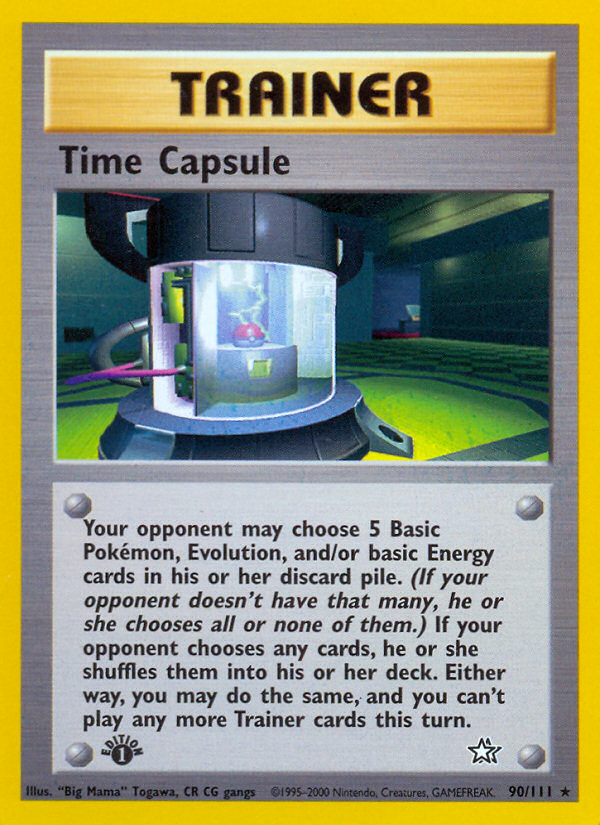 Time Capsule (90/111) [Neo Genesis 1st Edition] | Exor Games Bridgewater