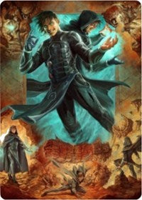 Jace, Mirror Mage 2 Art Card [Zendikar Rising Art Series] | Exor Games Bridgewater