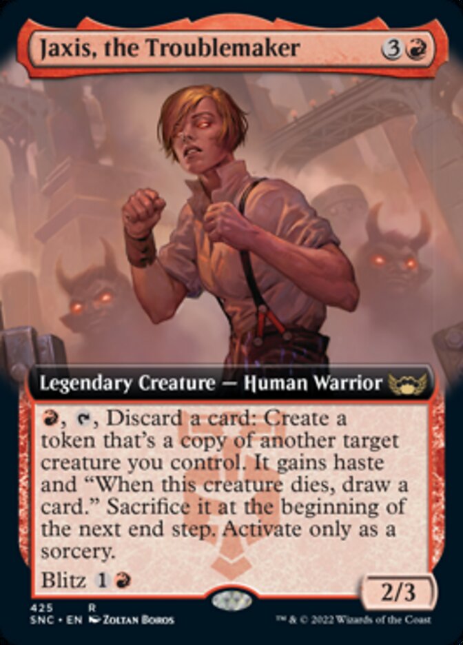 Jaxis, the Troublemaker (Extended Art) [Streets of New Capenna] | Exor Games Bridgewater