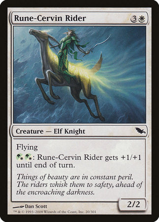 Rune-Cervin Rider [Shadowmoor] | Exor Games Bridgewater