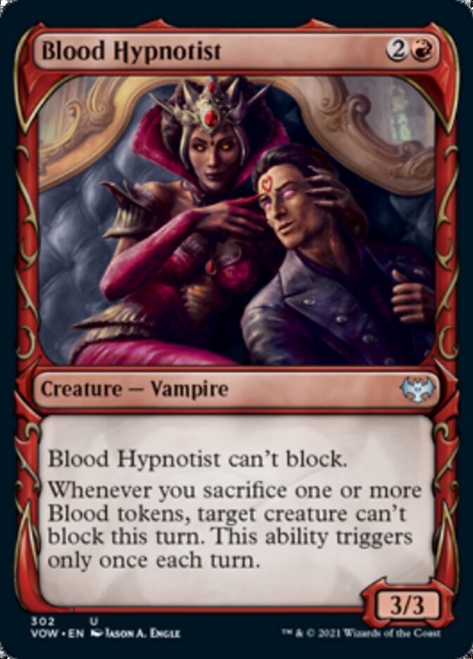 Blood Hypnotist (Showcase Fang Frame) [Innistrad: Crimson Vow] | Exor Games Bridgewater