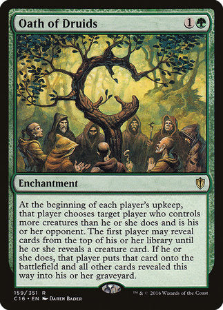 Oath of Druids [Commander 2016] | Exor Games Bridgewater