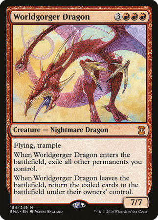 Worldgorger Dragon [Eternal Masters] | Exor Games Bridgewater