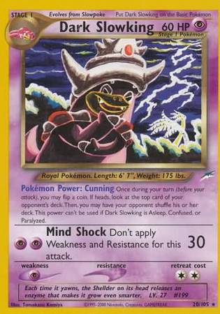 Dark Slowking (20/105) [Neo Destiny Unlimited] | Exor Games Bridgewater