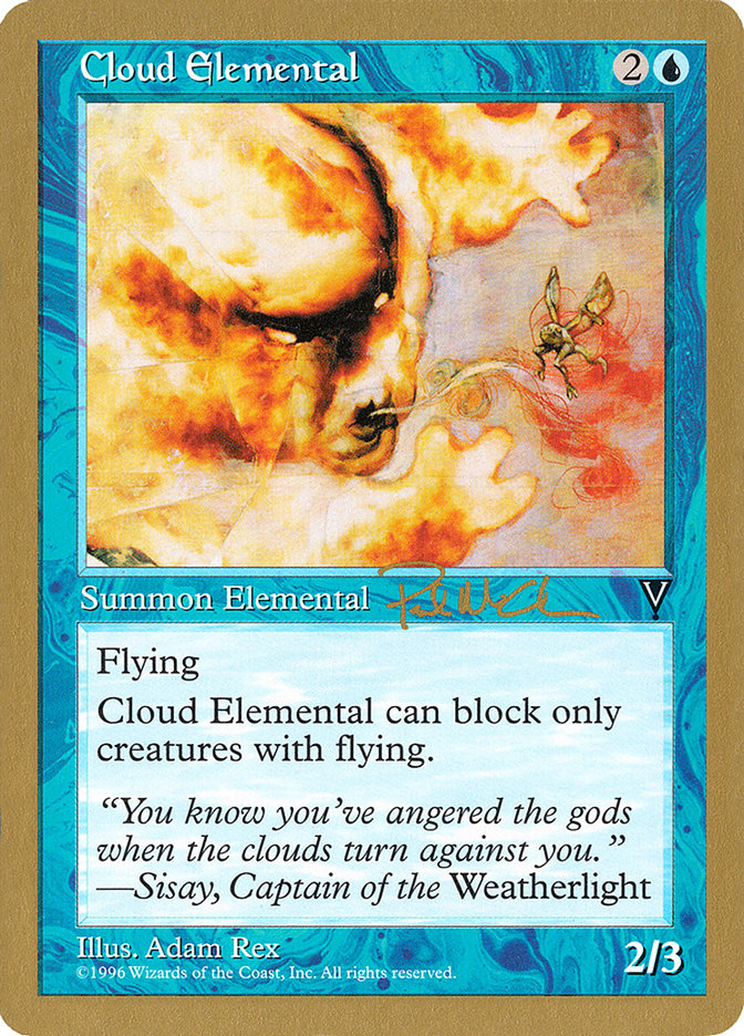 Cloud Elemental (Paul McCabe) [World Championship Decks 1997] | Exor Games Bridgewater