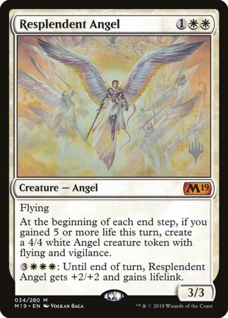 Resplendent Angel [Core Set 2019 Promos] | Exor Games Bridgewater