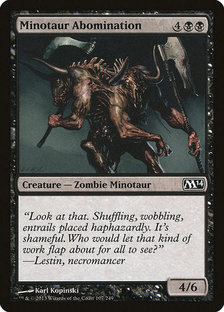 Minotaur Abomination [Magic 2014] | Exor Games Bridgewater