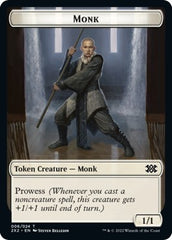 Wrenn and Six Emblem // Monk Double-sided Token [Double Masters 2022 Tokens] | Exor Games Bridgewater