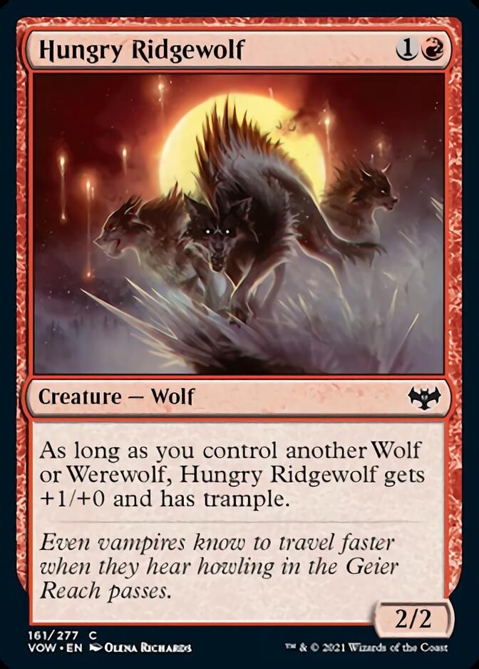 Hungry Ridgewolf [Innistrad: Crimson Vow] | Exor Games Bridgewater