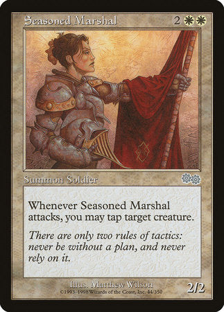 Seasoned Marshal [Urza's Saga] | Exor Games Bridgewater