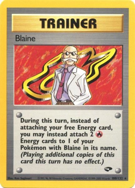 Blaine (100/132) [Gym Challenge Unlimited] | Exor Games Bridgewater