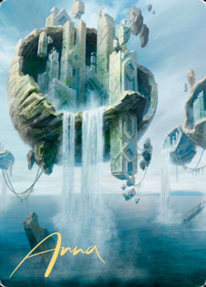 Island 2 Art Card (Gold-Stamped Signature) [Zendikar Rising Art Series] | Exor Games Bridgewater