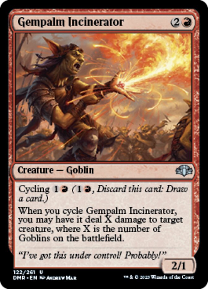 Gempalm Incinerator [Dominaria Remastered] | Exor Games Bridgewater