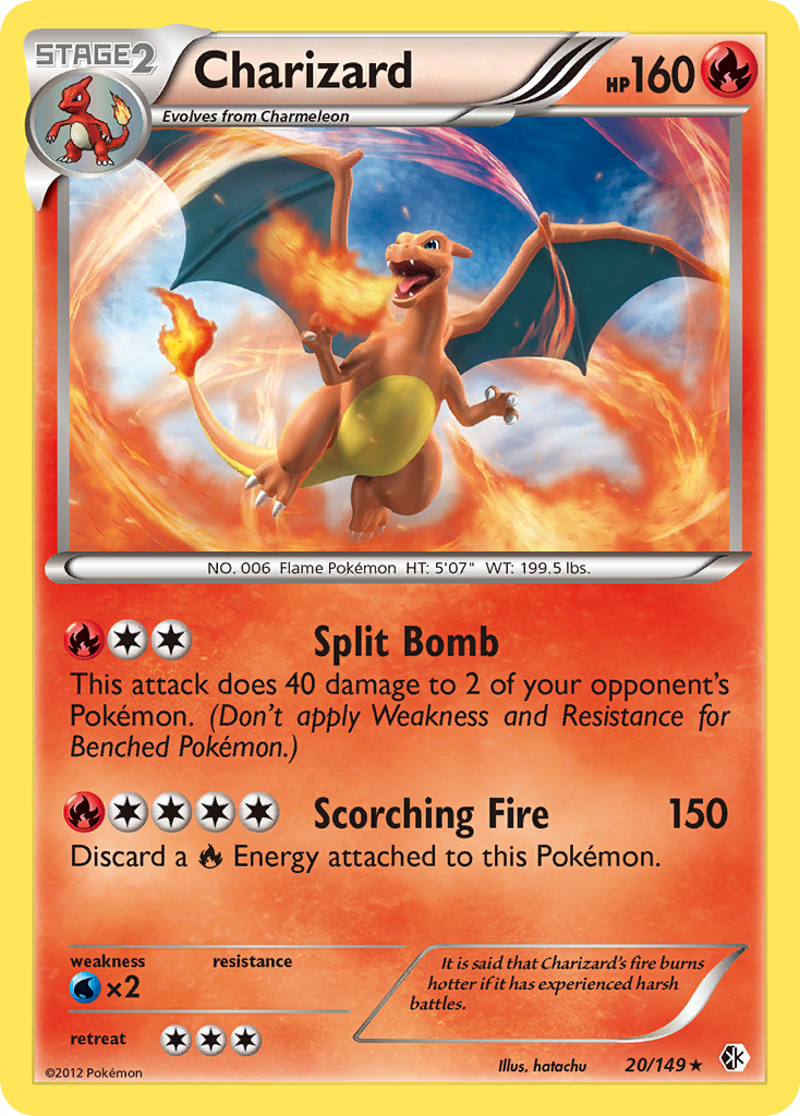 Charizard (20/149) [Black & White: Boundaries Crossed] | Exor Games Bridgewater