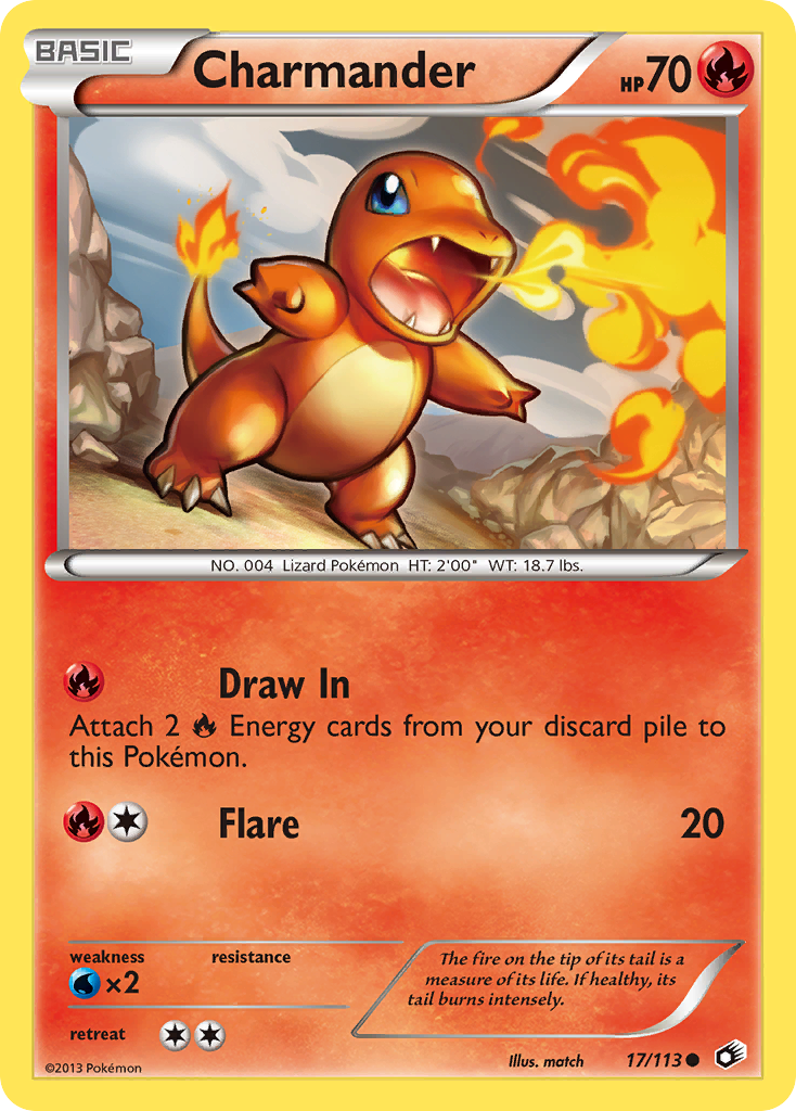 Charmander (17/113) [Black & White: Legendary Treasures] | Exor Games Bridgewater