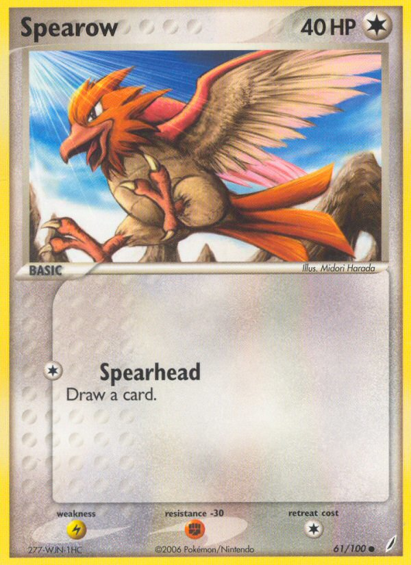 Spearow (61/100) [EX: Crystal Guardians] | Exor Games Bridgewater