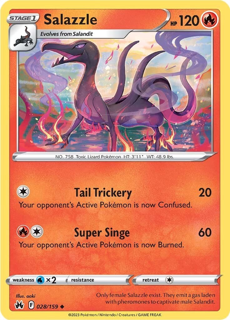 Salazzle (028/159) [Sword & Shield: Crown Zenith] | Exor Games Bridgewater