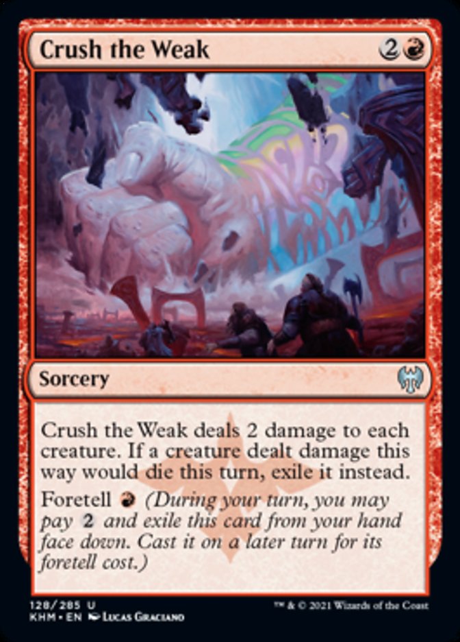 Crush the Weak [Kaldheim] | Exor Games Bridgewater