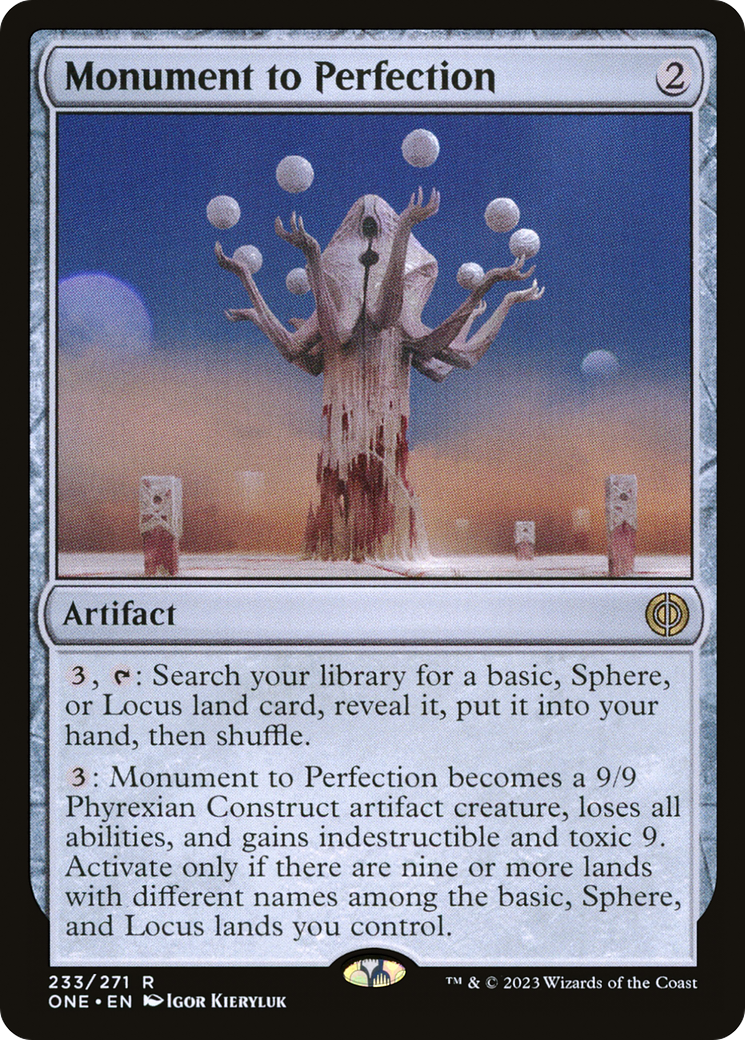 Monument to Perfection [Phyrexia: All Will Be One] | Exor Games Bridgewater