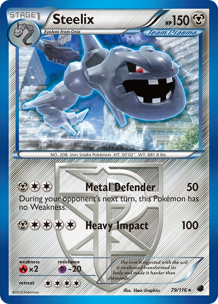 Steelix (79/116) [Black & White: Plasma Freeze] | Exor Games Bridgewater