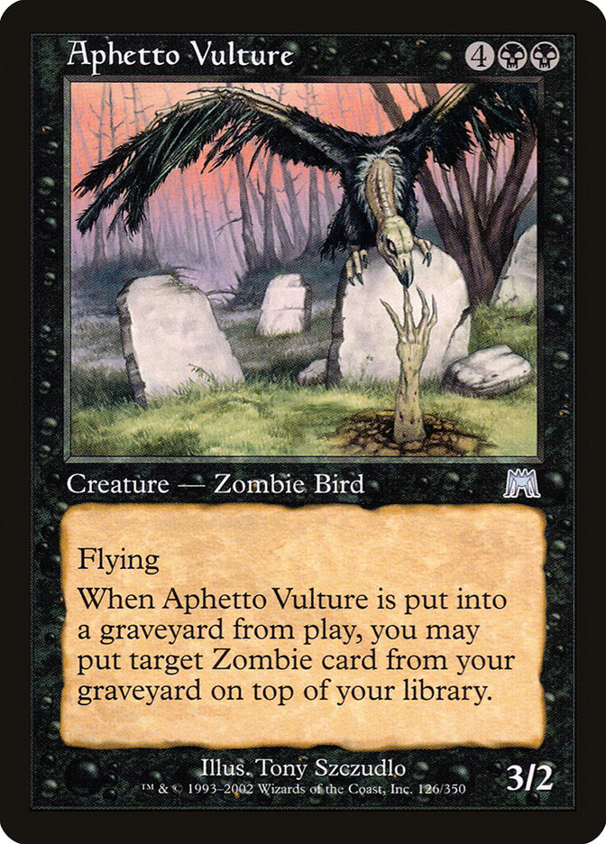 Aphetto Vulture [Onslaught] | Exor Games Bridgewater