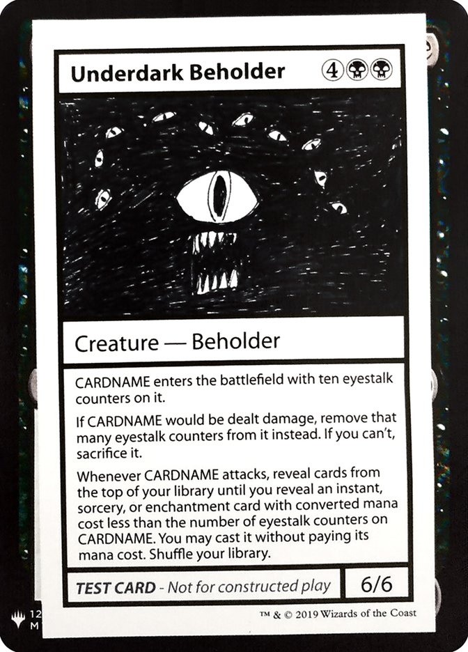 Underdark Beholder [Mystery Booster Playtest Cards] | Exor Games Bridgewater