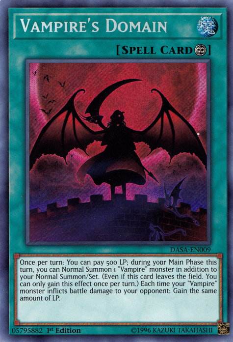 Vampire's Domain [DASA-EN009] Secret Rare | Exor Games Bridgewater