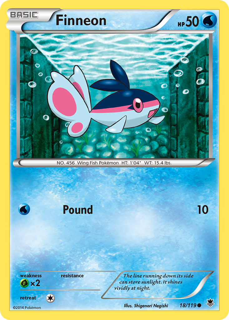 Finneon (18/119) [XY: Phantom Forces] | Exor Games Bridgewater