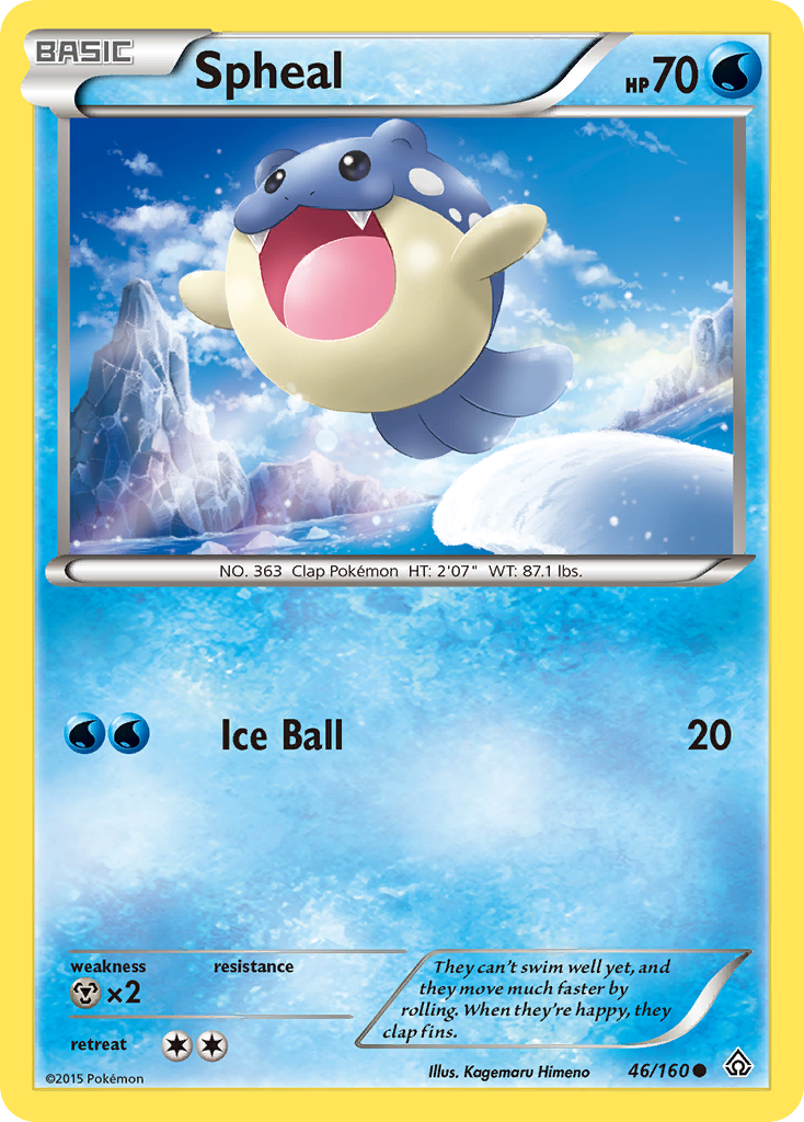 Spheal (46/160) [XY: Primal Clash] | Exor Games Bridgewater